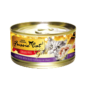 Fussie Cat Can: Chicken with Duck in Gravy